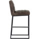 Spyros 41 inch Havana Dark Brown Barstool
